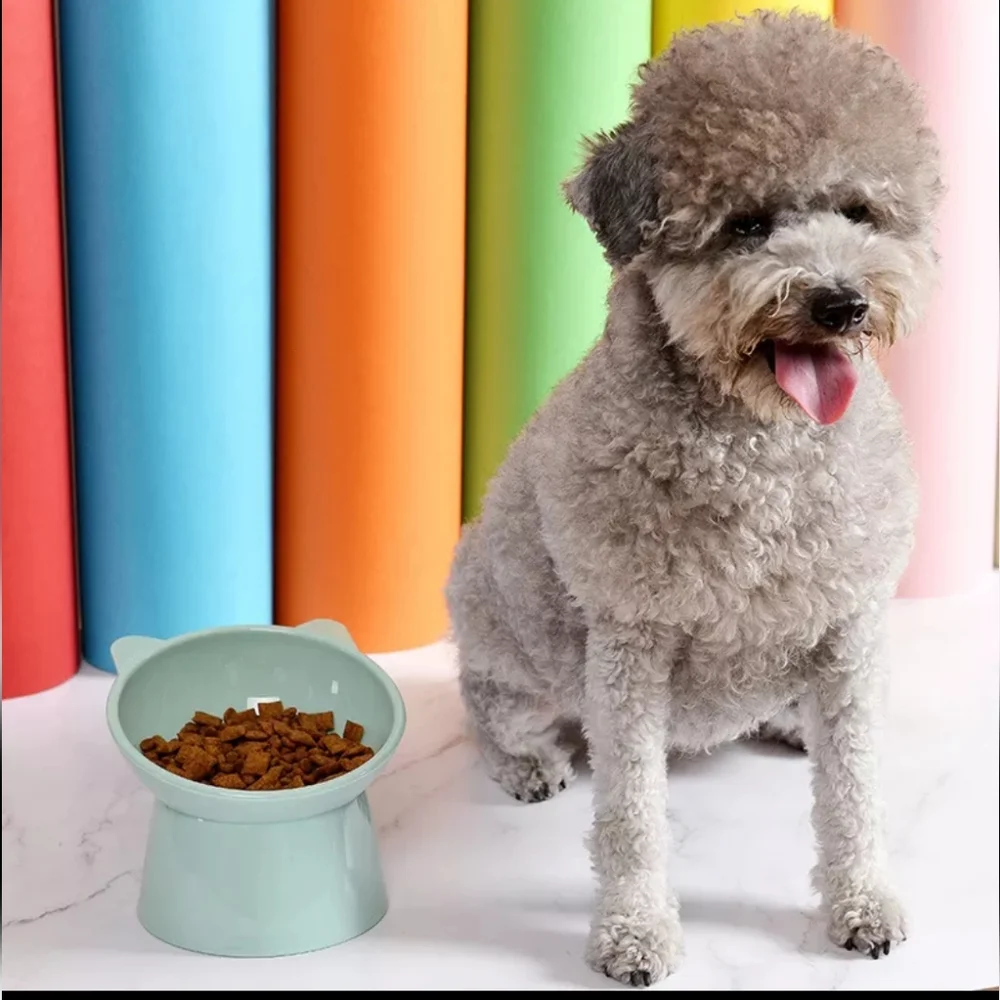 Really Cute Elevated Food Bowl Dog Cat NWT